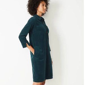 Soft-Cord Shirtdress Sm NWT